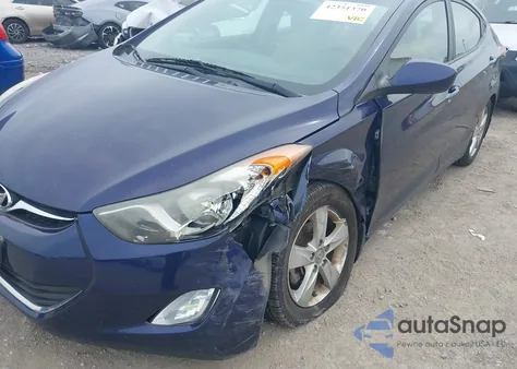 2013 Hyundai Elantra Gls from USA, damaged, VIN 5NPDH4AE0DH399612